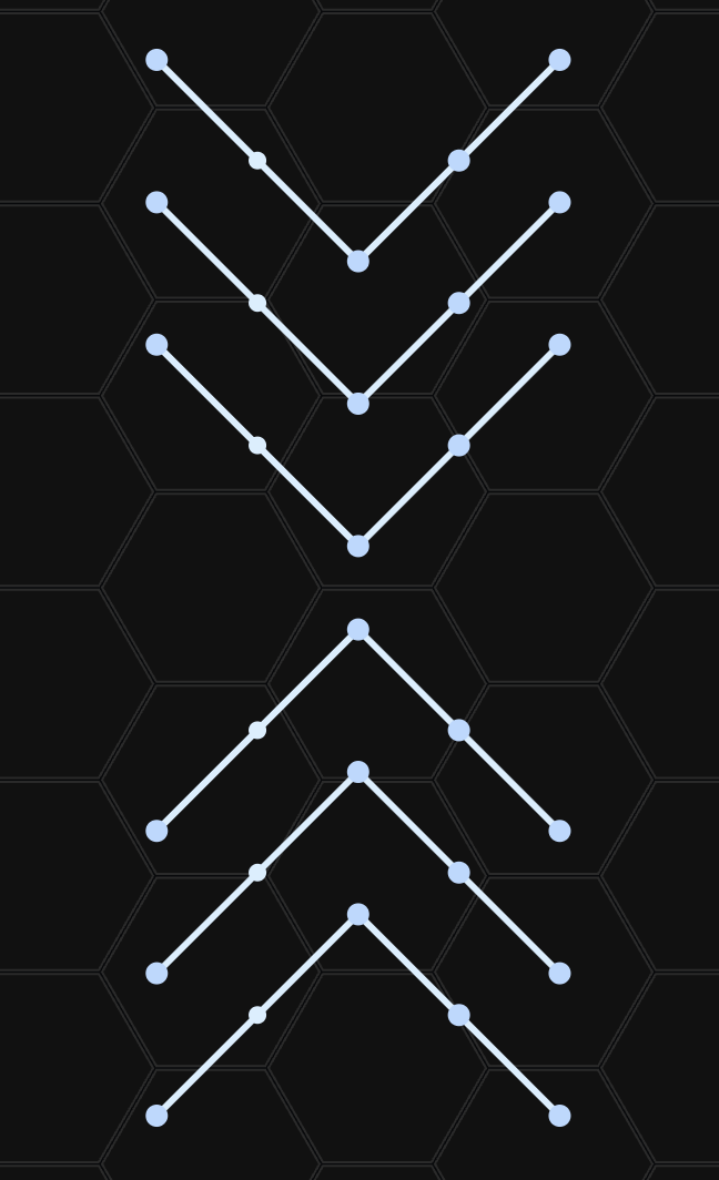 Lines mode — drawing individual bar segments to build frames and borders